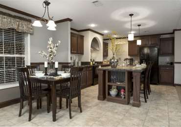 Model Mobile Home D64-962 Dining Room View